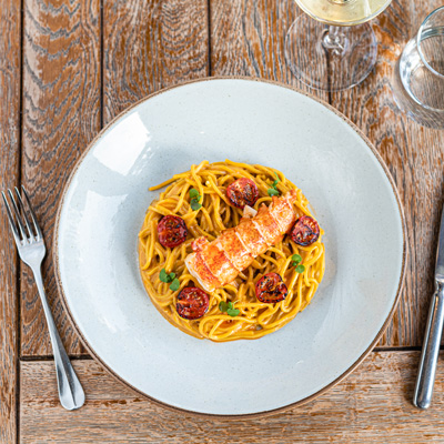 Lobster Spaghetti Main Course 
