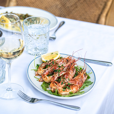 Sicilian Prawns Starter 