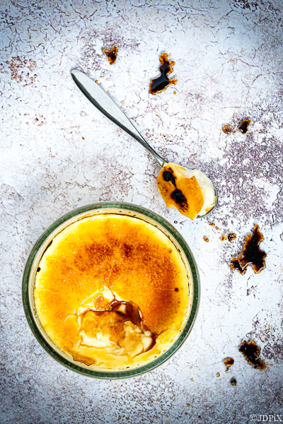Caramelised Creme Brulee dessert